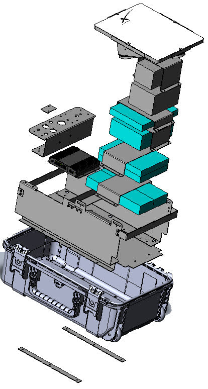 Starlink Roam mini hardware manufacture hard cases and antenna mou ...