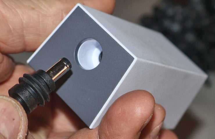 Starlink Mini Custom 6 inch power cable with male solid plug end and bare leads