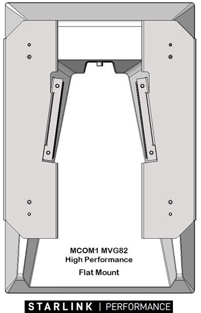 Starlinks new gen 3 performance system flat mount